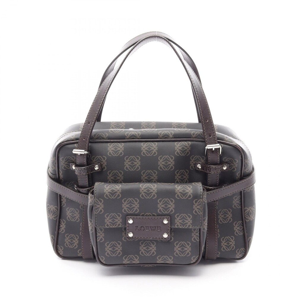 Loewe Anagram Handbag Canvas Leather #282159L58B